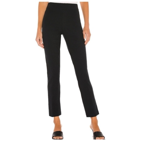 SPANX Pants - SPANX Smooth™ Perfect Fit Black Ponte Slim Straight Pant Size 1X Petite